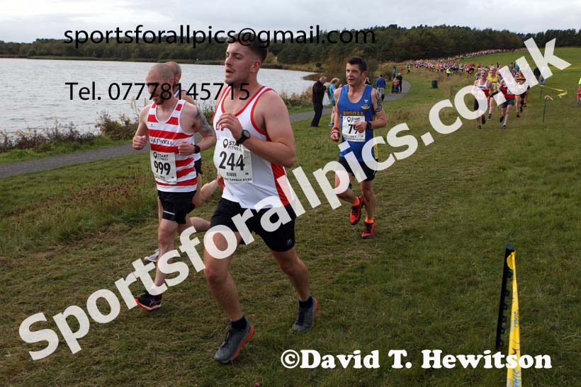 Senior mens 2021 North Eastern Harrier League, Druridge Bay. Photo: David T. Hewitson/Sports for All Pics